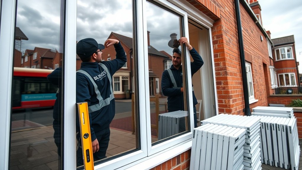 Glazier in South End Green