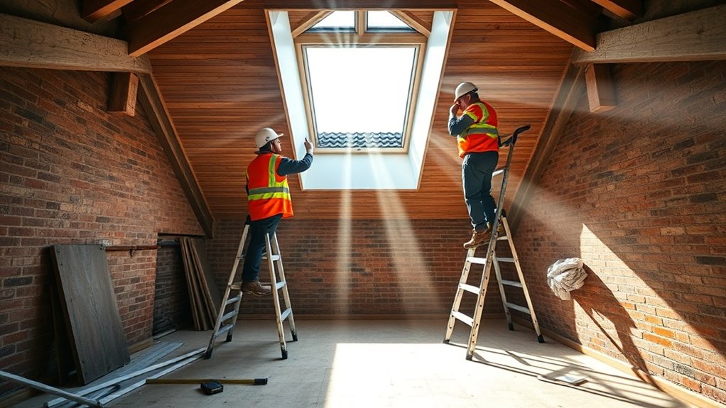 Skylight Installation South End Green