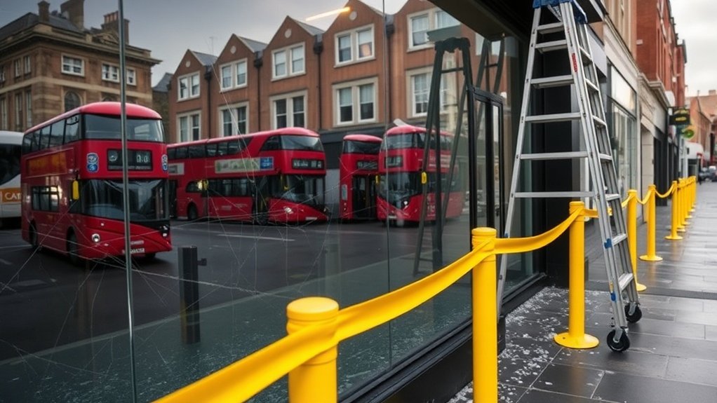 Vandalism Glass Repair Hampstead
